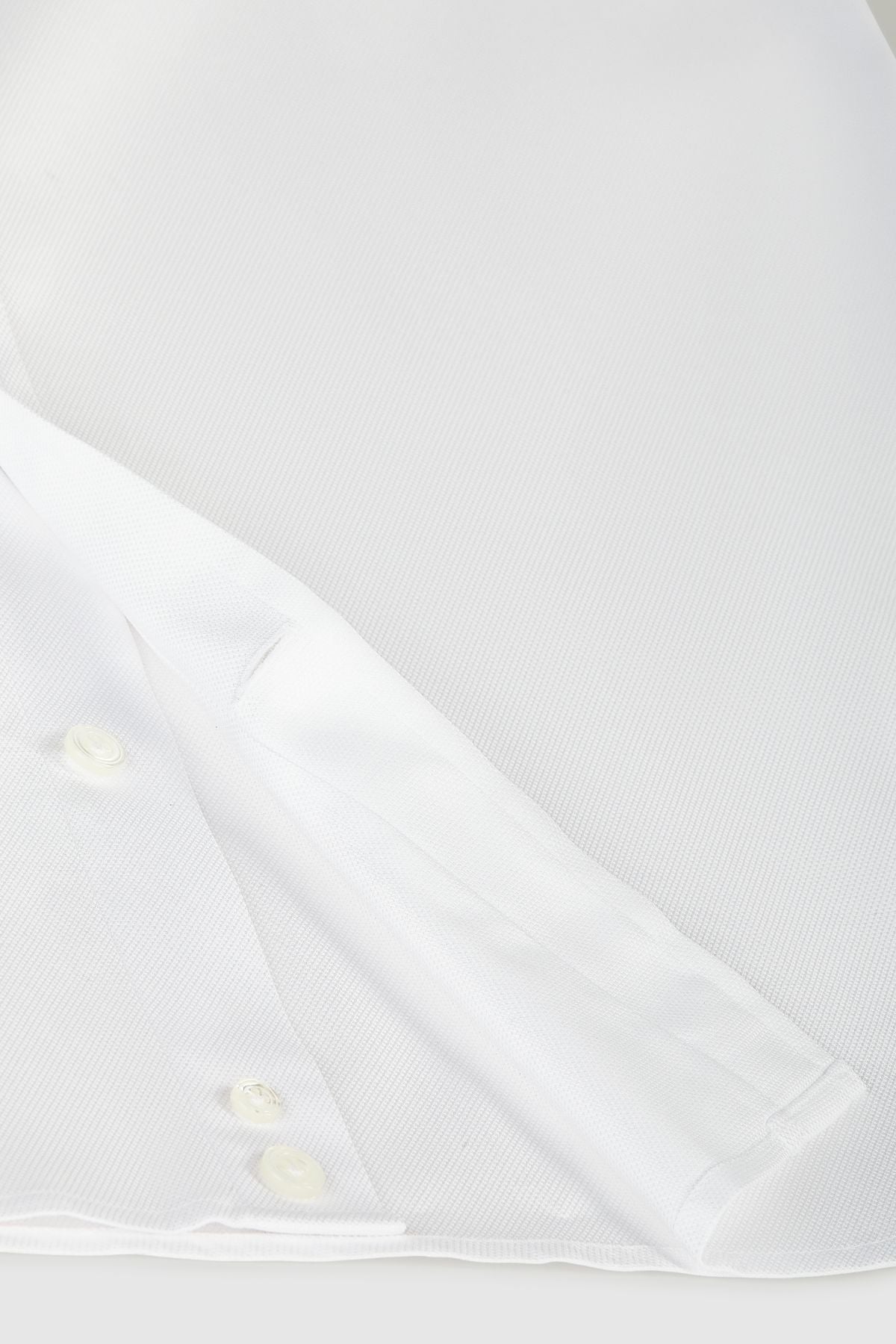 ROYAL OXFORD BOTTON-DOWN tasca destra con logo ricamato grigio perla