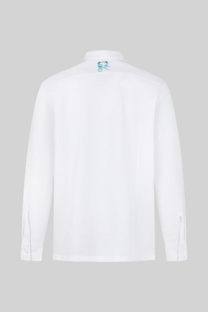 POLO JERSEY   ricamo logo Tiffany sul carré